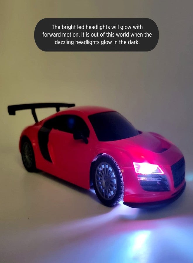 NHR Plastic Remote Controlled Racing Car, Super Racing Sports High Speed Toy Vehicle, Motor RC Chargeable Cars for Kids (Age 3+ Years, Red) - Image 2